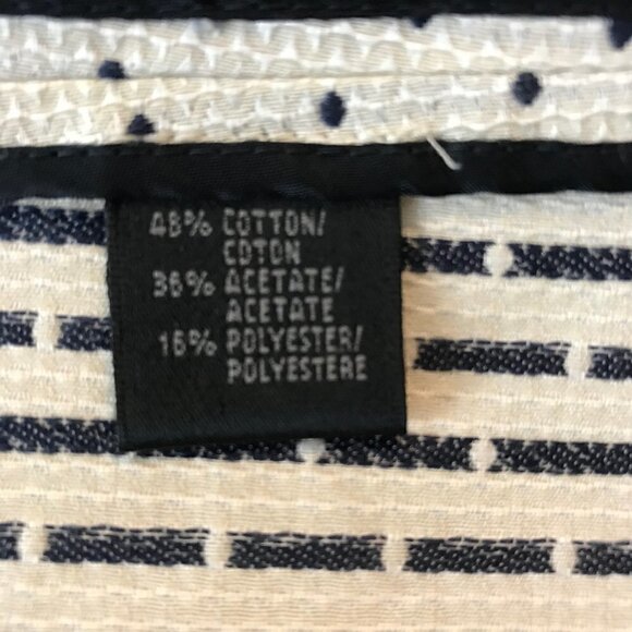 Lafayette 148 One Button Black & White Polka Dot Blazer Size 10 - Picture 7 of 7